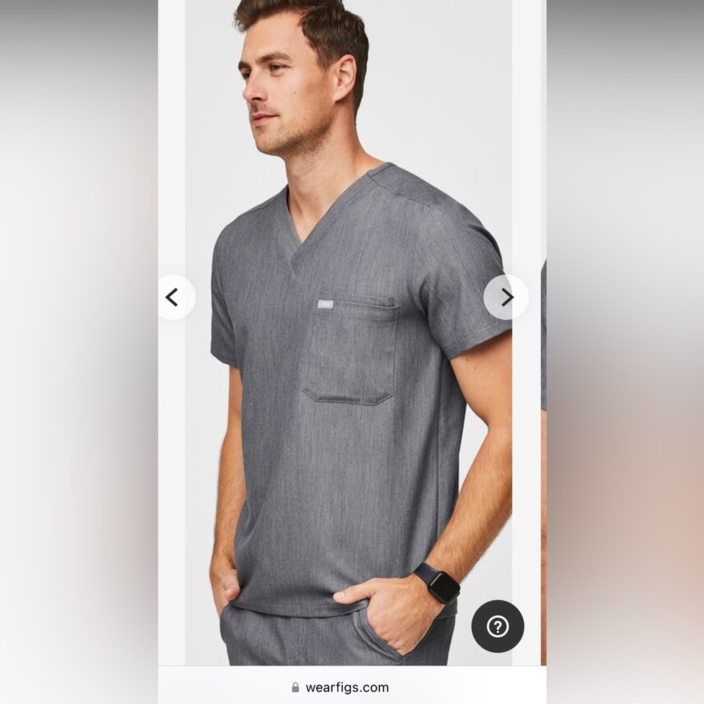 Figs scrub top uniform: